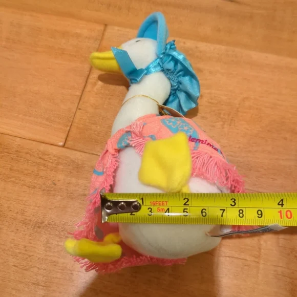 ✅NWT Mother Goose Nursery plush rainbow designs Peter rabbit vintage plush Duck - Picture 9 of 10